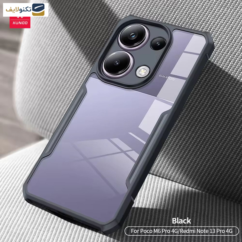 کاور گوشی شیائومی Redmi Note 13 Pro 4G - Poco M6 Pro 4G ژاند مدل Beatle - XUNDD Beatle Case For Xiaomi Redmi Note 13 Pro 4G - Poco M6 Pro 4G